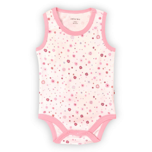 ML352 Organic Cotton Small Flowers Sleeveless Body
