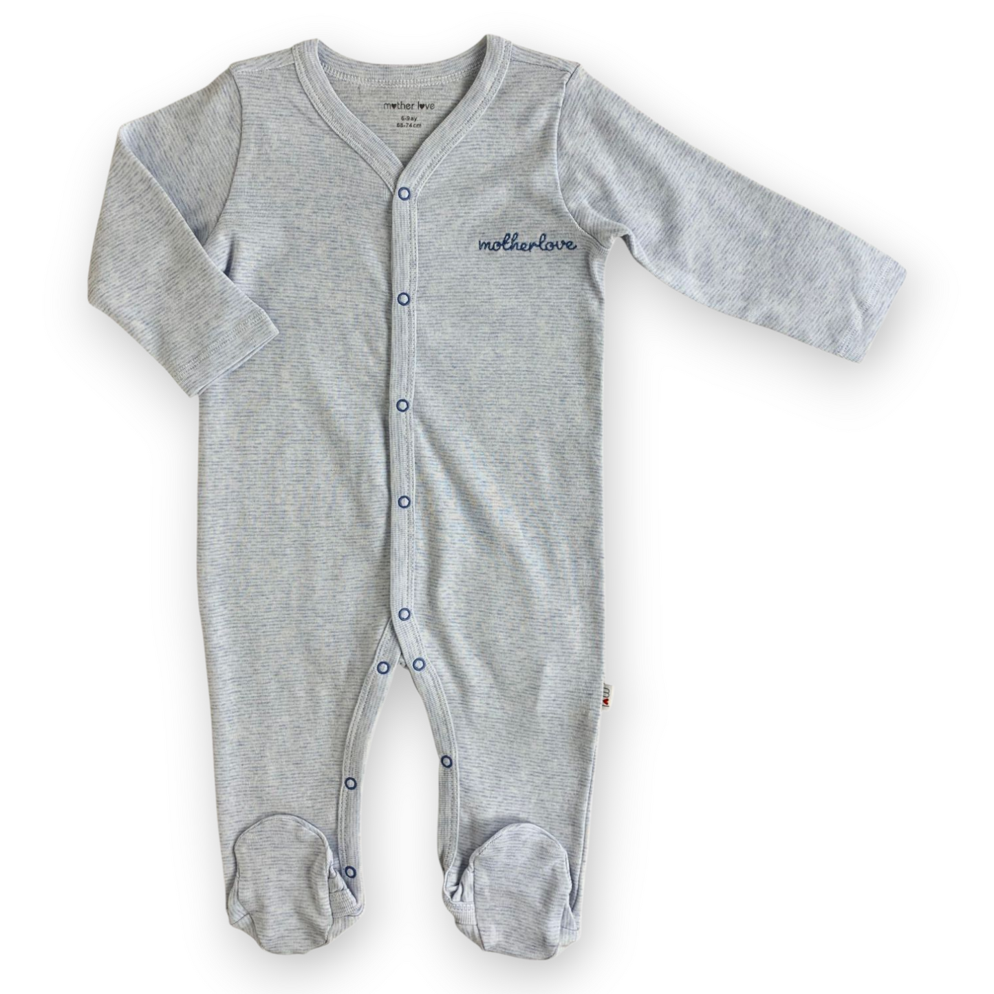 ML419 Organic Cotton Bue Basic Jumpsuit