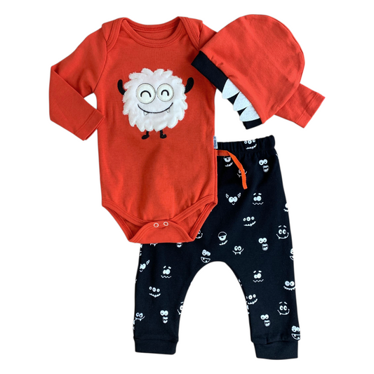 MW270 Smiley Monster 3pcs Red Set