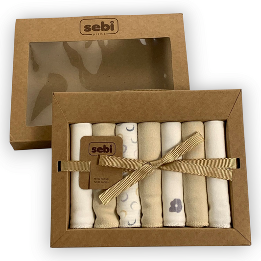 Beige Muslin Napkin (7 pcs)