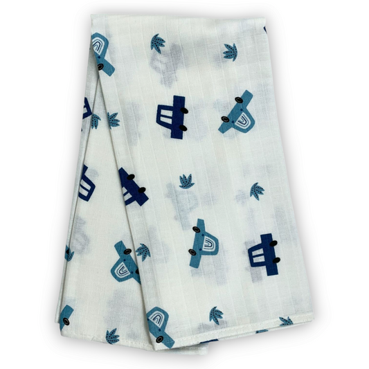 Muslin Cars Blanket