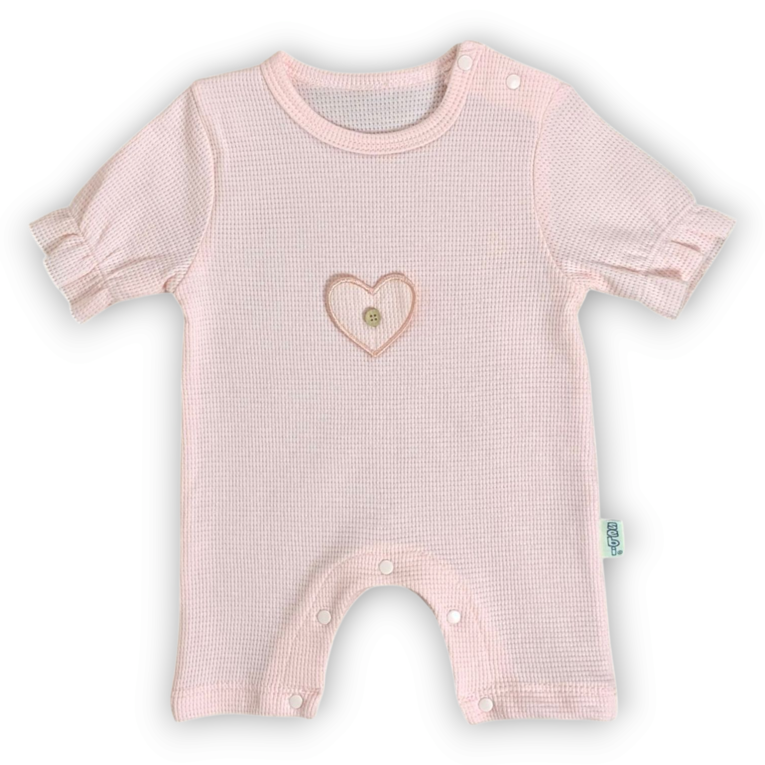 Basic Pink Romper with Heart