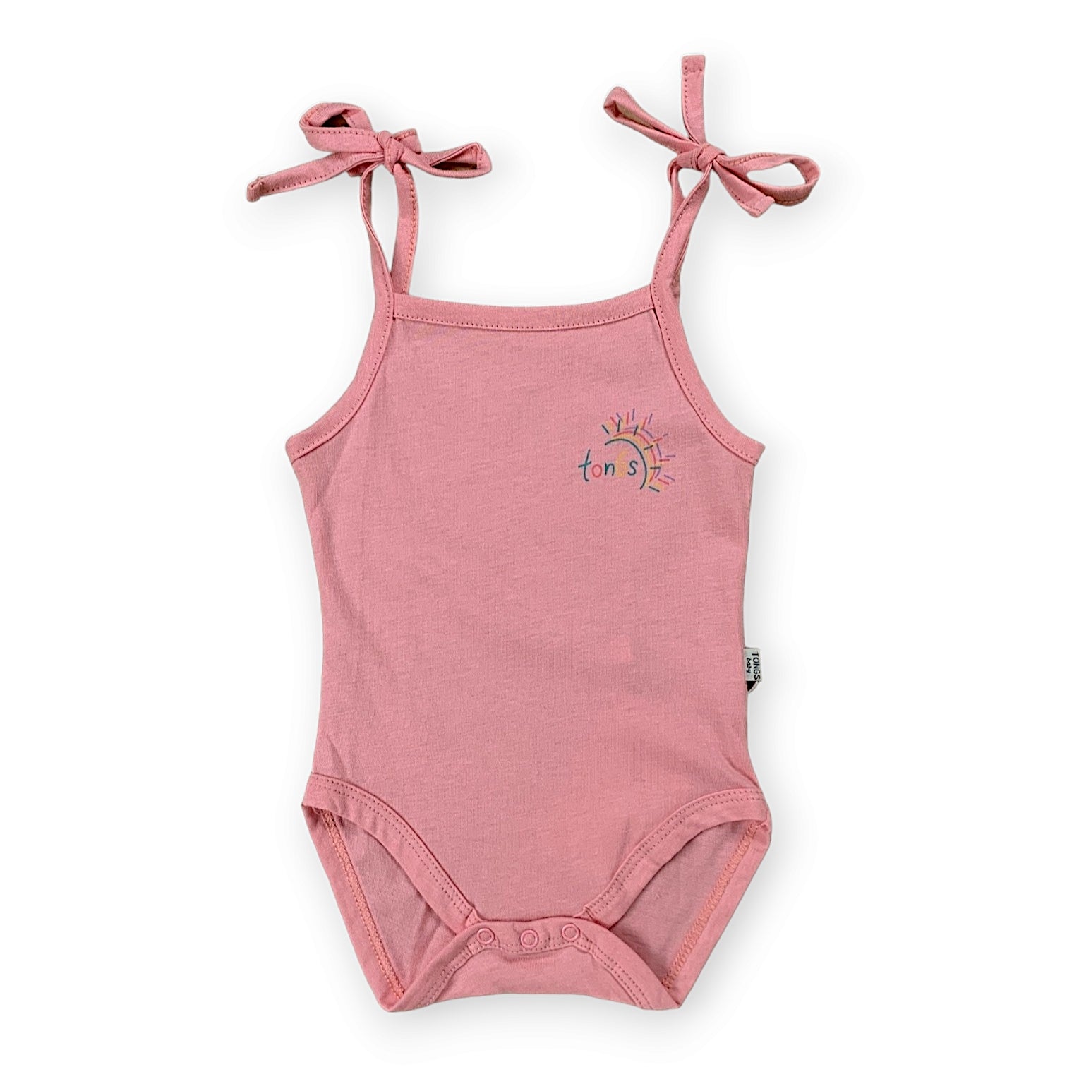 Pink Basic Tongs Body with Tieable Straps