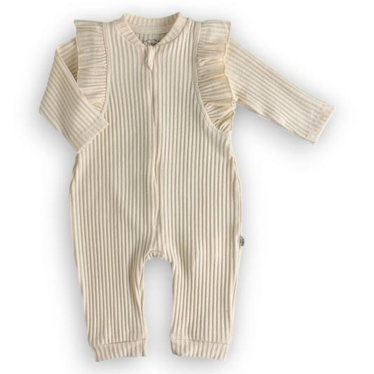 TO30303-Beige-Ruffle-Shoulders-Jumpsuit-Jumpsuit-Overall-Footless-Girl-catgirl-long-sleeve-Beige-Basic-Striped-zipper-L4