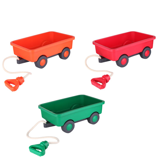 My First Wagon-Car, catveh, Communication, Construction, Coordination, Green, Imagination, Language, Loader, Motor, Pretend, Red. Orange, Skills, Toy, Truck, Wheels-Let's Be Child-[Too Twee]-[Tootwee]-[baby]-[newborn]-[clothes]-[essentials]-[toys]-[Lebanon]