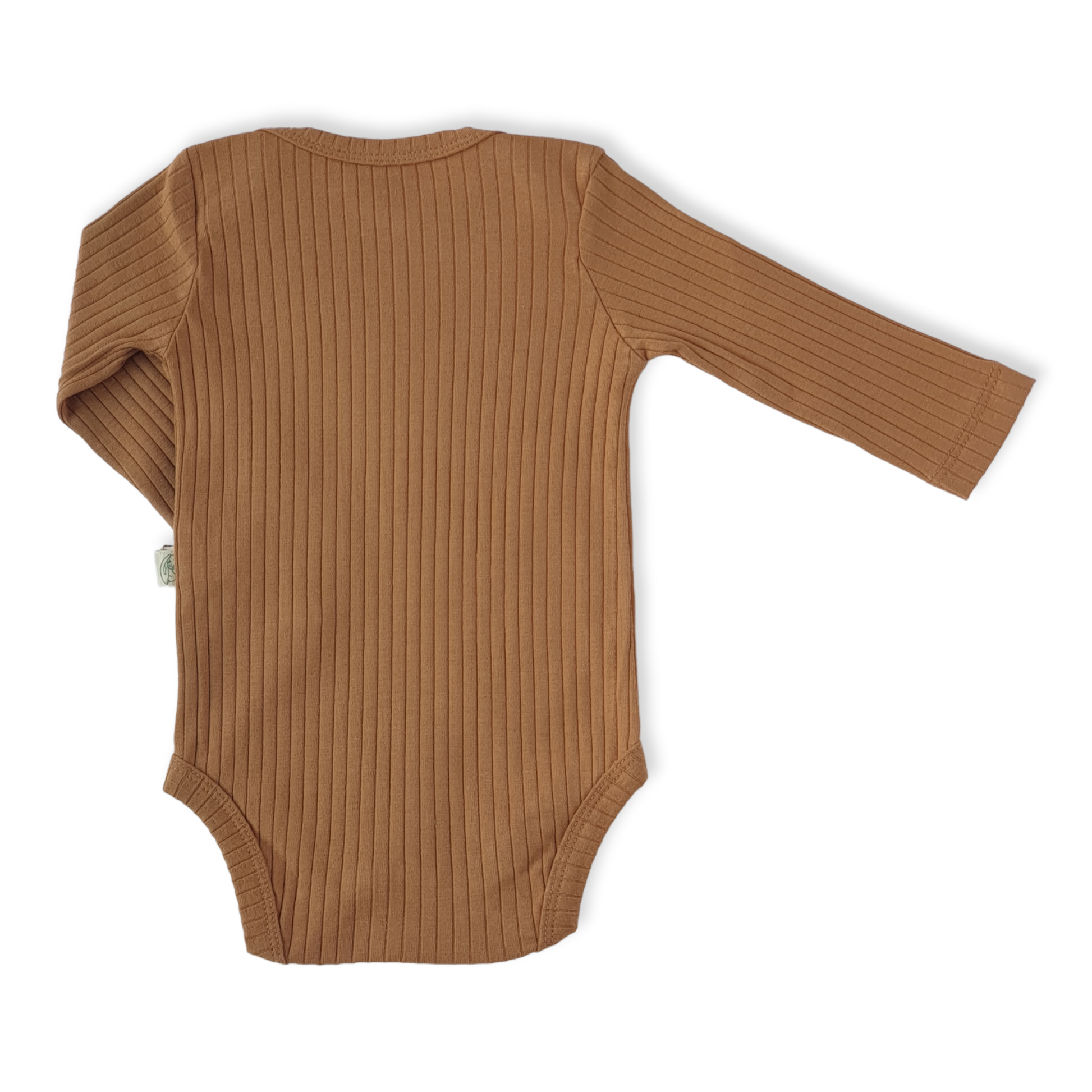 Organic Cotton Brown Unisex Body-Basic, Body, Bodysuit, Boy, Brown, catboy, catgirl, catunisex, Creeper, Girl, Long Sleeve, Onesie, Organic, Unisex-BabyCosy-[Too Twee]-[Tootwee]-[baby]-[newborn]-[clothes]-[essentials]-[toys]-[Lebanon]