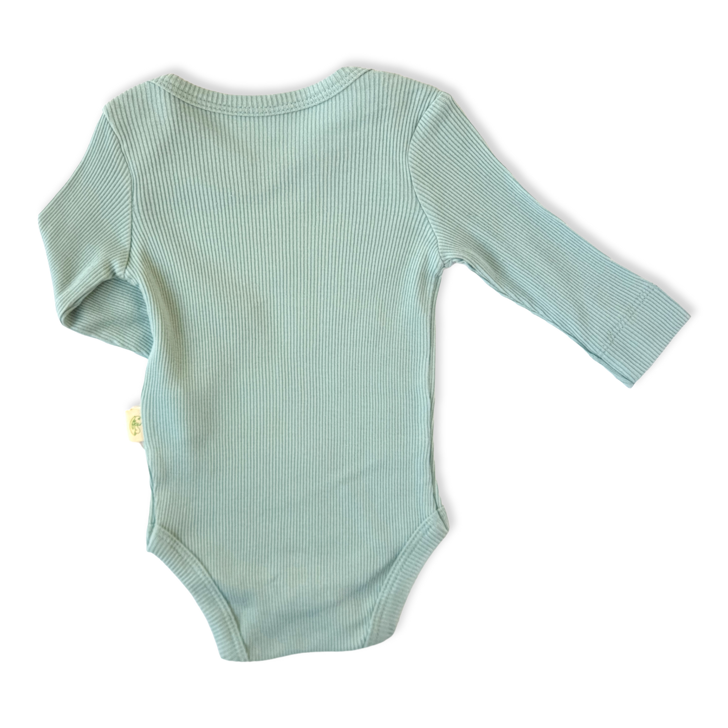 Organic Cotton Cyan Unisex Body-Basic, Blue, Body, Bodysuit, Boy, catboy, catgirl, catunisex, Creeper, Cyan, Girl, Long Sleeve, Onesie, Organic, Unisex-BabyCosy-[Too Twee]-[Tootwee]-[baby]-[newborn]-[clothes]-[essentials]-[toys]-[Lebanon]