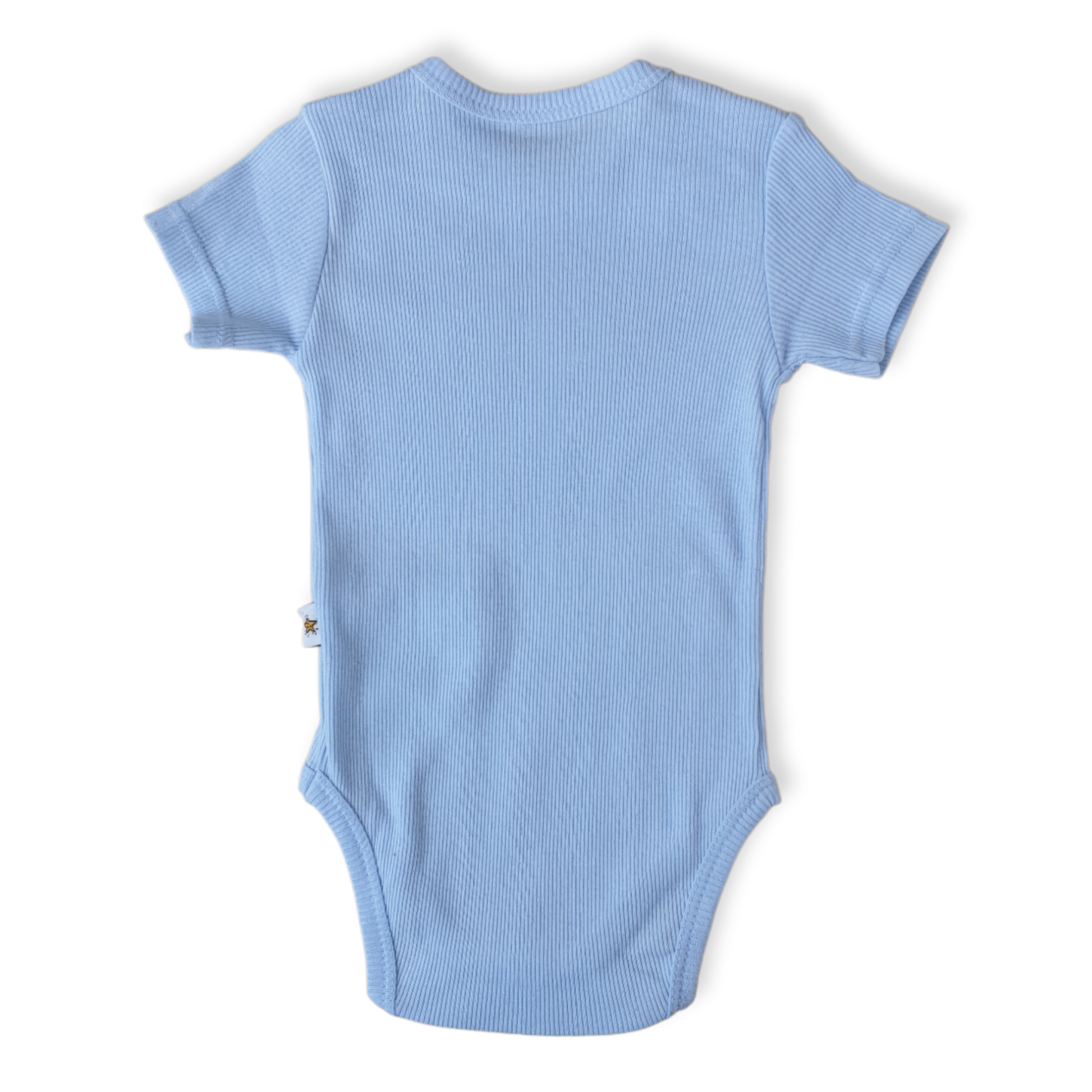 Blue Basic Baby Boy Body-Basic, Blue, Body, Bodysuit, Boy, catboy, Creeper, Onesie, Short Sleeve-Little Life-[Too Twee]-[Tootwee]-[baby]-[newborn]-[clothes]-[essentials]-[toys]-[Lebanon]