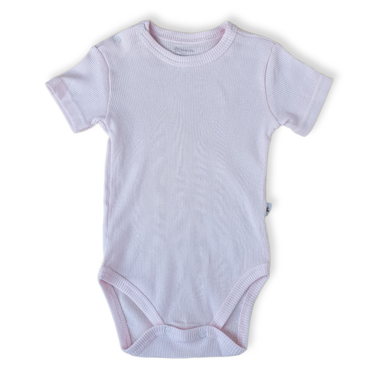 Pink Basic Baby Girl Body-Basic, Body, Bodysuit, catgirl, Creeper, Girl, Onesie, Pink, Short Sleeve-Little Life-[Too Twee]-[Tootwee]-[baby]-[newborn]-[clothes]-[essentials]-[toys]-[Lebanon]