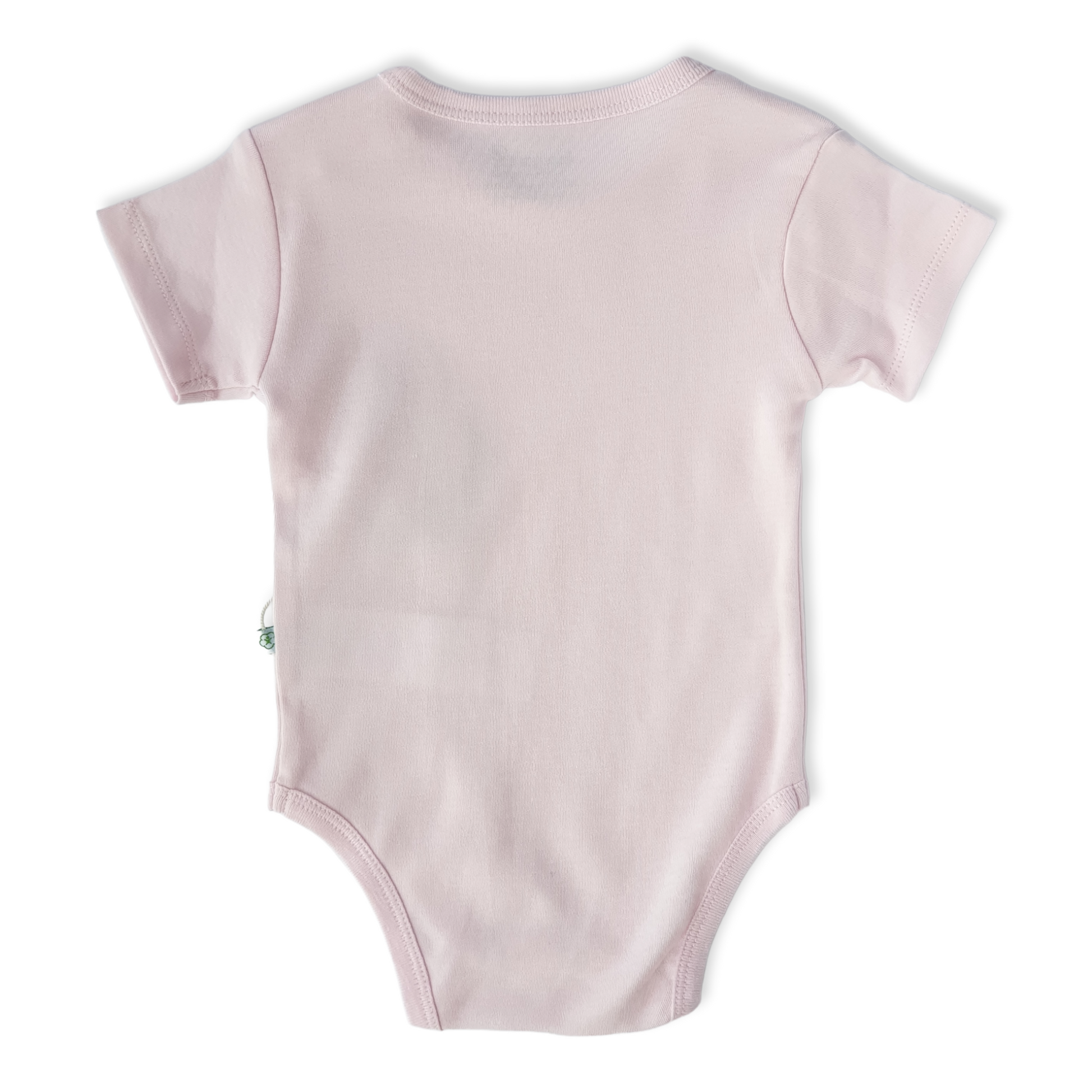 Organic Cotton Pink Basic Baby Girl Body-Basic, Body, Bodysuit, catgirl, Creeper, Girl, Light Pink, Onesie, Organic, Pink, Short Sleeve-Biorganic-[Too Twee]-[Tootwee]-[baby]-[newborn]-[clothes]-[essentials]-[toys]-[Lebanon]