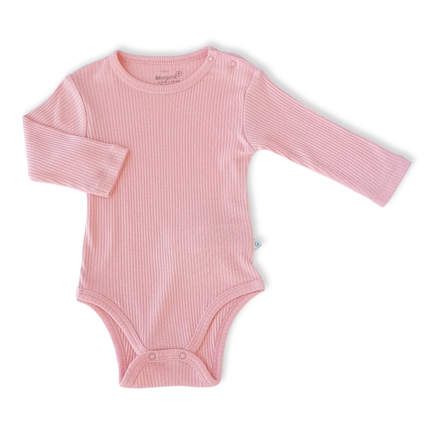 Organic Cotton Pink Basic Baby Girl Body