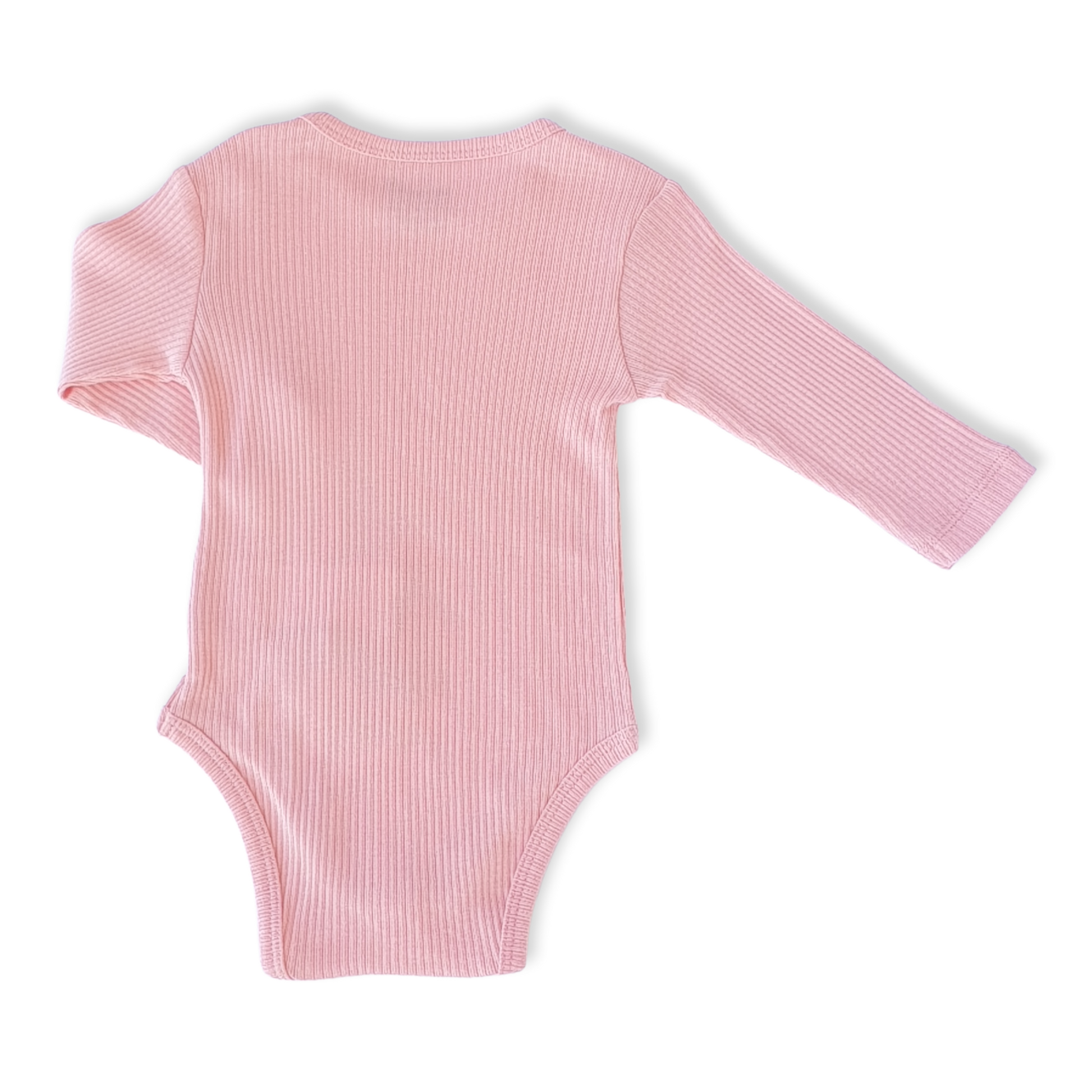 Organic Cotton Pink Basic Baby Girl Body-Basic, Body, Bodysuit, catgirl, Creeper, Long Sleeve, Onesie, Organic, Pink, Plain, Simple-Biorganic-[Too Twee]-[Tootwee]-[baby]-[newborn]-[clothes]-[essentials]-[toys]-[Lebanon]
