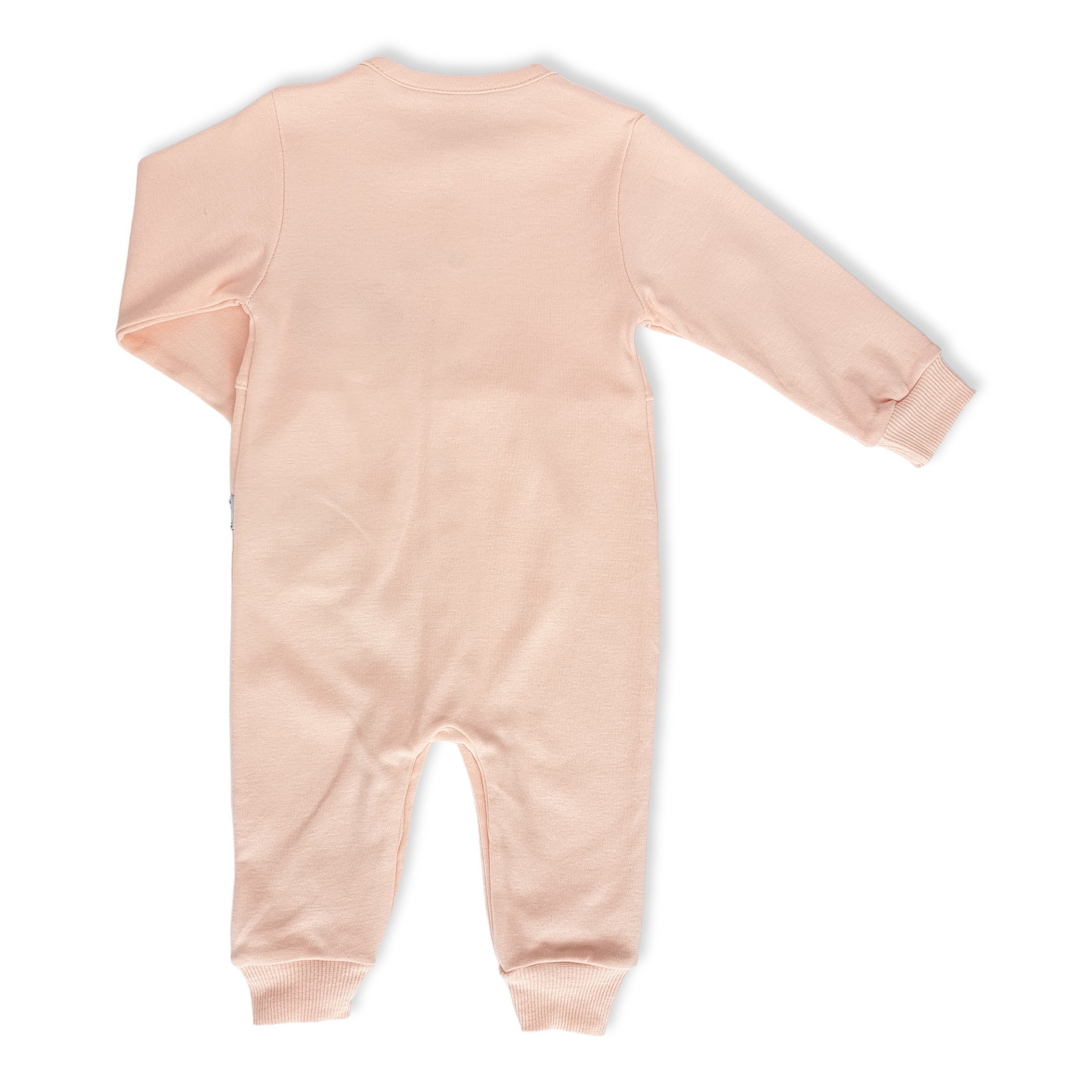 Cute Rabbit Baby Girl Jumpsuit-catgirl, Flower, Footless, Girl, Hug, Jumpsuit, Light, Long Sleeve, Pink, Rabit-Puan Baby-[Too Twee]-[Tootwee]-[baby]-[newborn]-[clothes]-[essentials]-[toys]-[Lebanon]