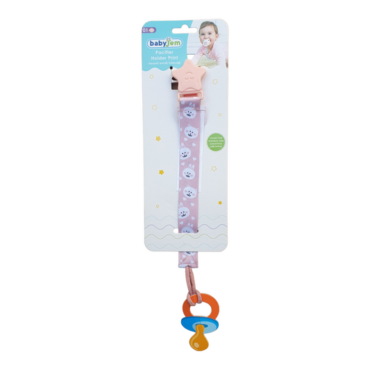 Rabbit Pacifier Hanger-catbabygear, Hanger, Pacifier, Pink, Rabbit-Babyjem-[Too Twee]-[Tootwee]-[baby]-[newborn]-[clothes]-[essentials]-[toys]-[Lebanon]