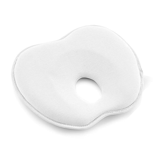 Off-White Anti Flat Head Pillow-Anitflat, Anti-flat, Boy, catbabycare, catbabygear, Flat, Girl, Head, Off-White, Pillow, Protect, Safe, Skull, Sleep, Unisex-Babyjem-[Too Twee]-[Tootwee]-[baby]-[newborn]-[clothes]-[essentials]-[toys]-[Lebanon]