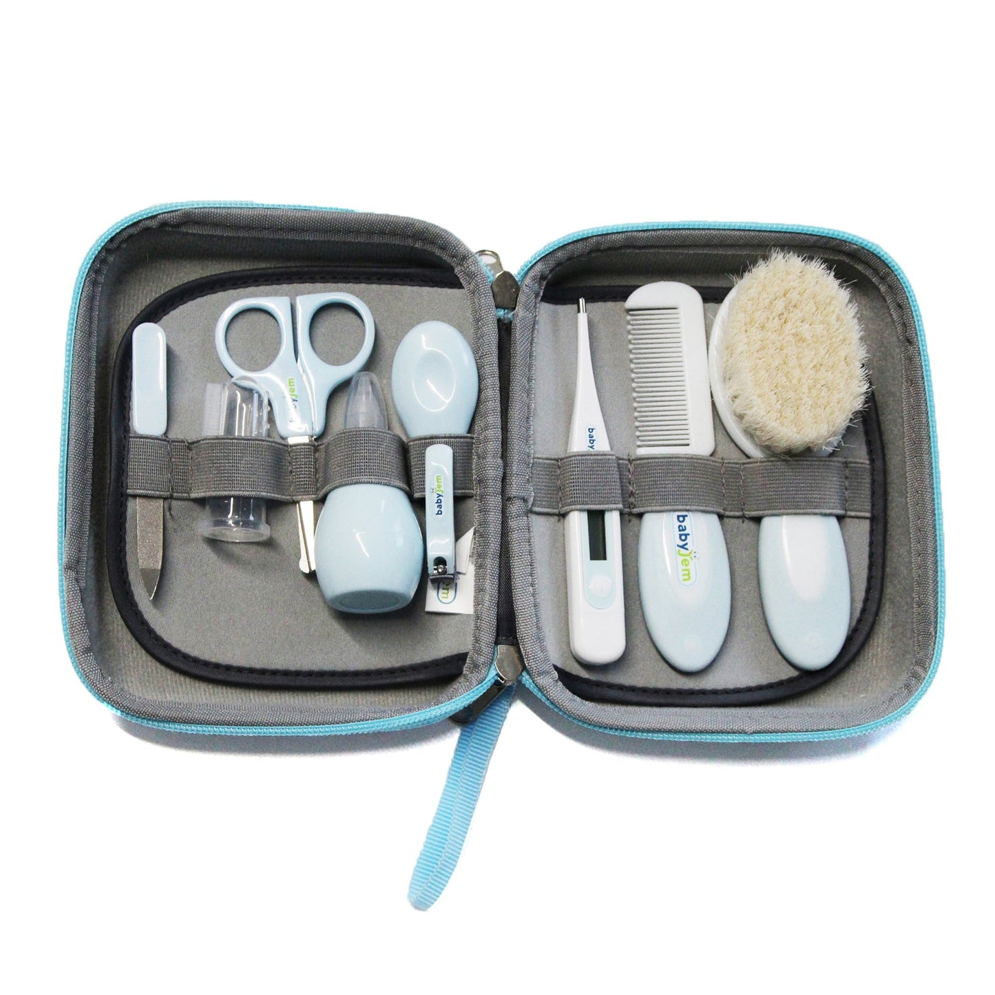 Blue Baby Grooming Set 9pcs-Blue, Brush, catbabycare, Grooming, Nail, Scissors, Thermometer, Toothbrush-Babyjem-[Too Twee]-[Tootwee]-[baby]-[newborn]-[clothes]-[essentials]-[toys]-[Lebanon]