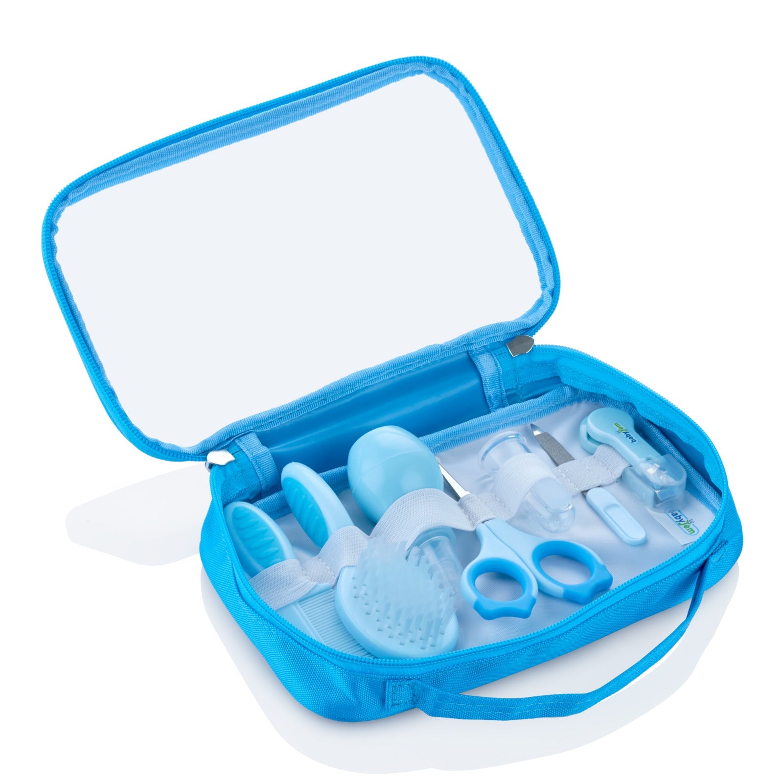Blue Baby Grooming Set 7pcs-Blue, Brush, catbabycare, Grooming, Nail, Scissors, Thermometer, Toothbrush-Babyjem-[Too Twee]-[Tootwee]-[baby]-[newborn]-[clothes]-[essentials]-[toys]-[Lebanon]