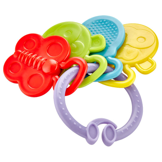 Animals Rattle and Teether-catrat, catteether, Coordination, Play, Rattle, Skills, Soft, Sound-Babyjem-[Too Twee]-[Tootwee]-[baby]-[newborn]-[clothes]-[essentials]-[toys]-[Lebanon]