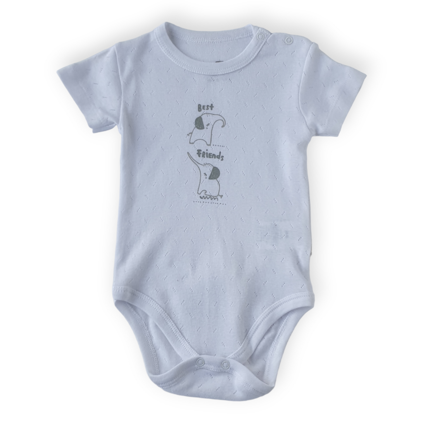 Basic White  Body with Elephants