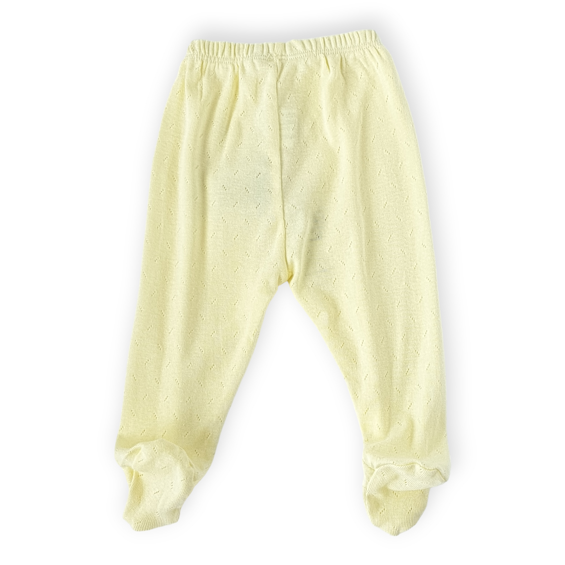 Basic Yellow Footed Pants with Animals-Animals, Boy, Catboy, Catgirl, catpants, Footed pants, Girl, Pants, SS23, Unisex, Yellow-BiBaby-[Too Twee]-[Tootwee]-[baby]-[newborn]-[clothes]-[essentials]-[toys]-[Lebanon]