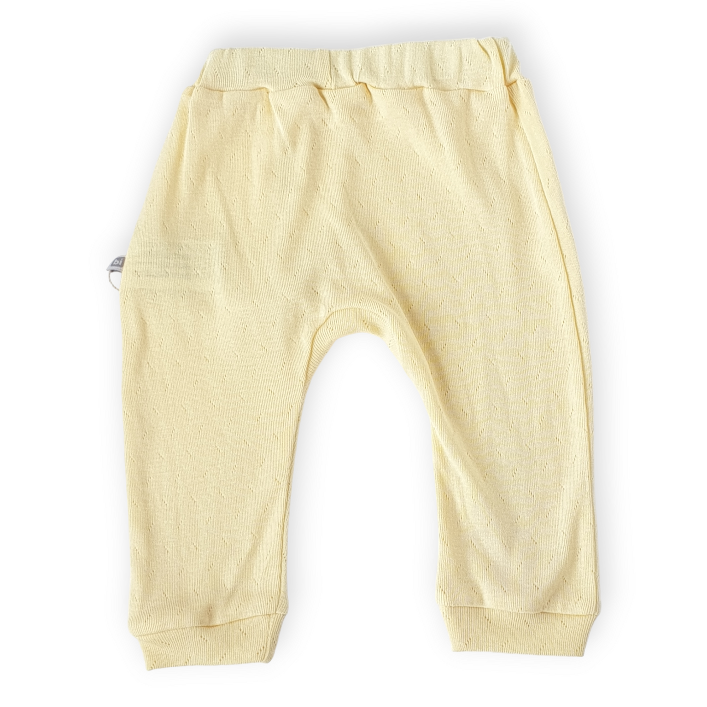 Basic Yellow Footless Pants with Pears