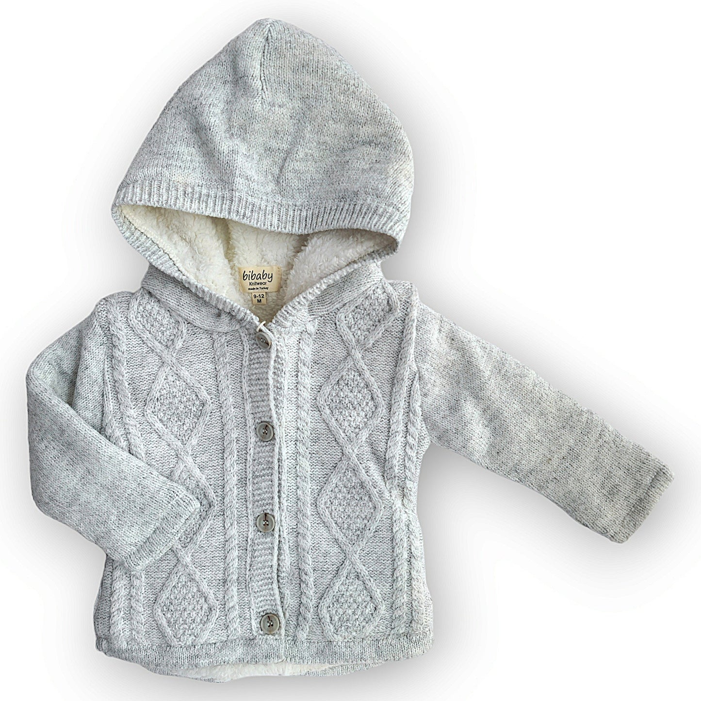 Light Grey Wellsoft Tricot Jacket with Hoodie