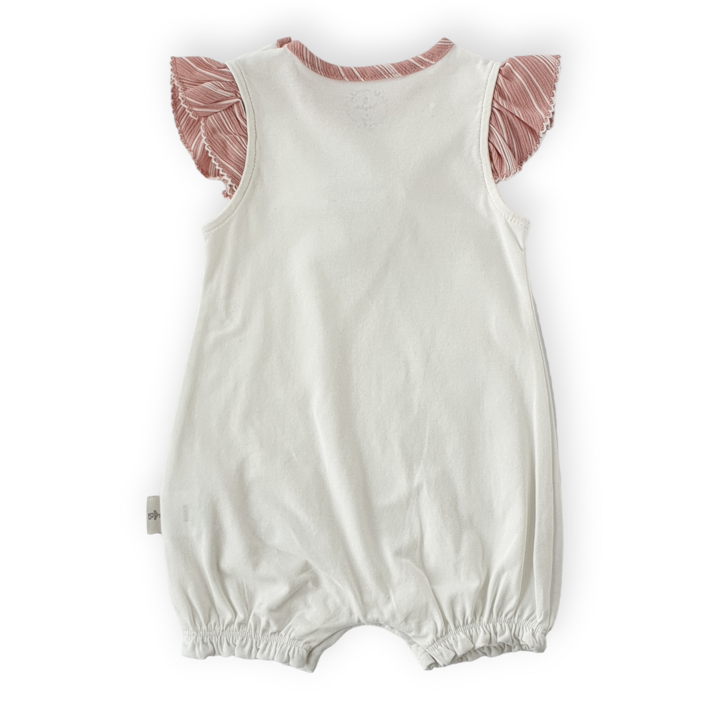 Puffy Rose Baby Girl Pink  Romper