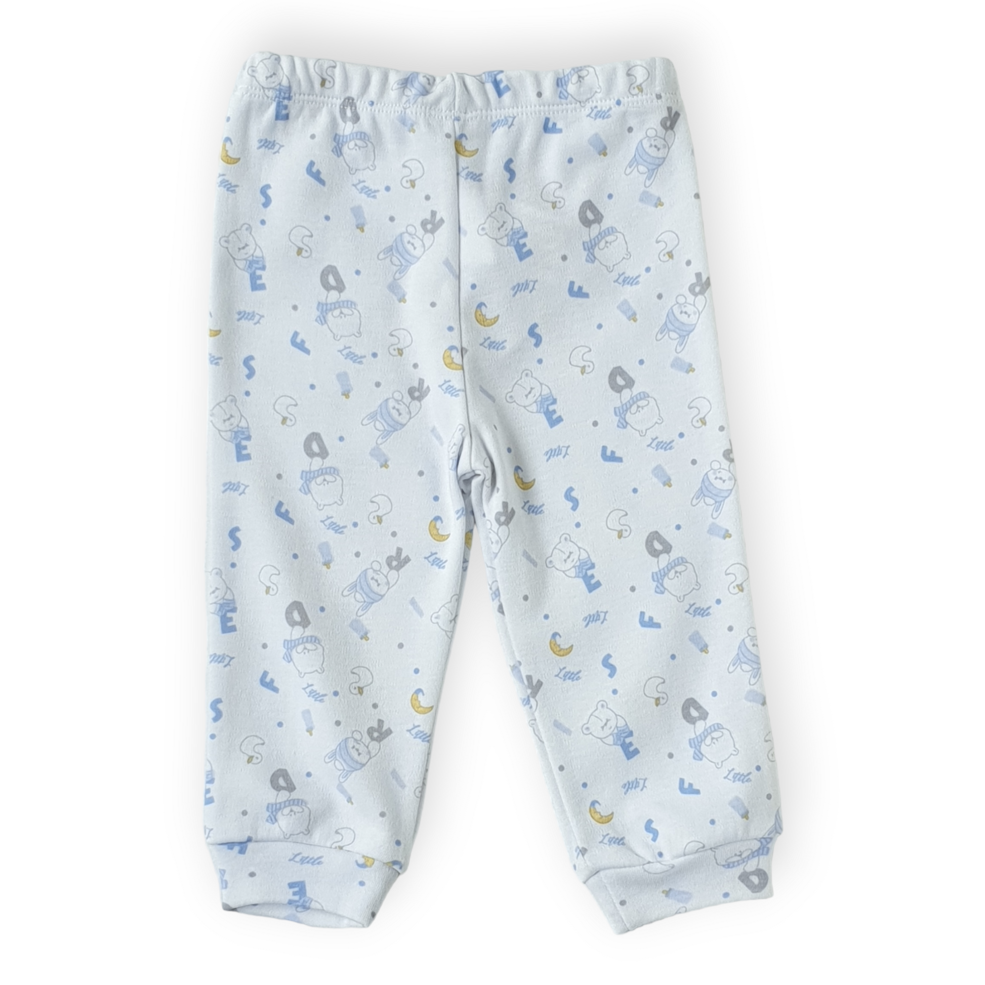 Blue Pants with Bears-Bear, Blue, Boy, Catboy, catpants, Pants, Short sleeve, SS23, White-Bimini-[Too Twee]-[Tootwee]-[baby]-[newborn]-[clothes]-[essentials]-[toys]-[Lebanon]