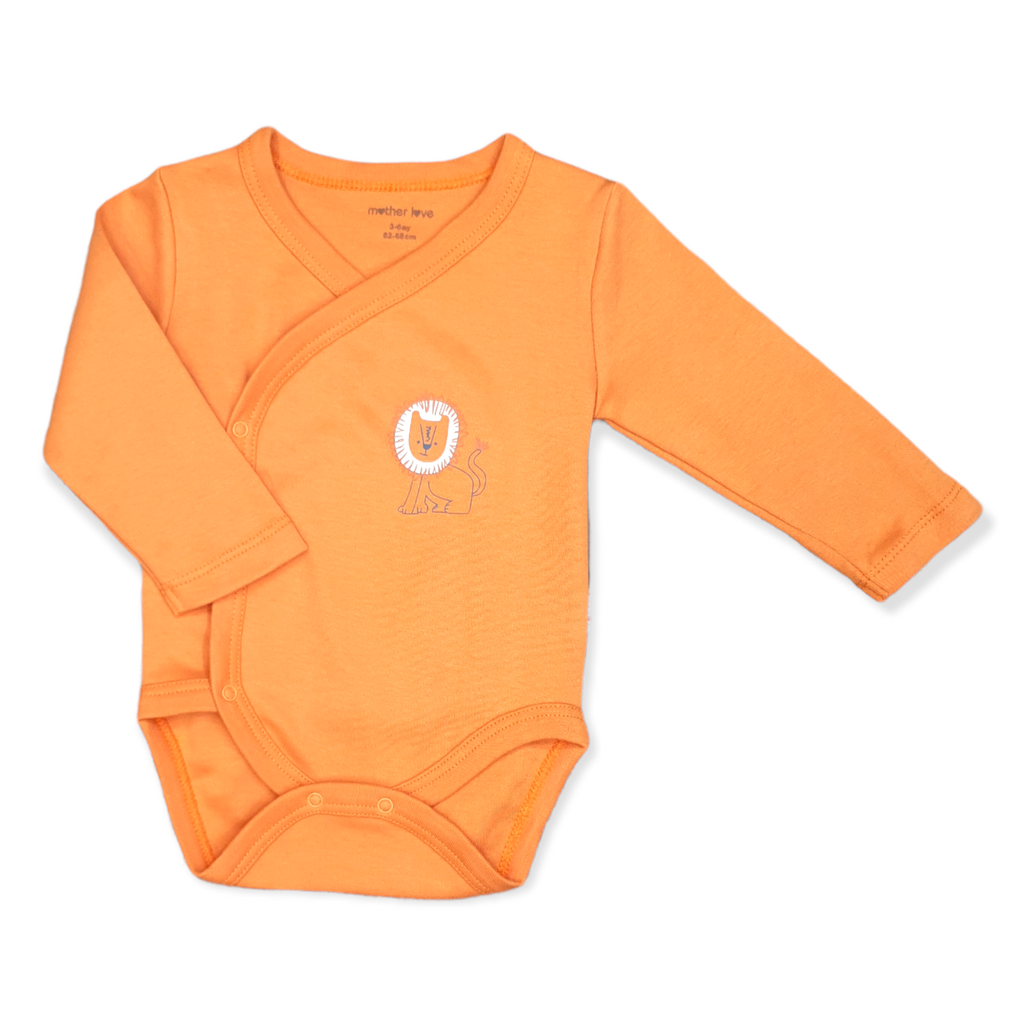 Mother Love - Long Sleeve Baby Unisex Smiley Lion Body