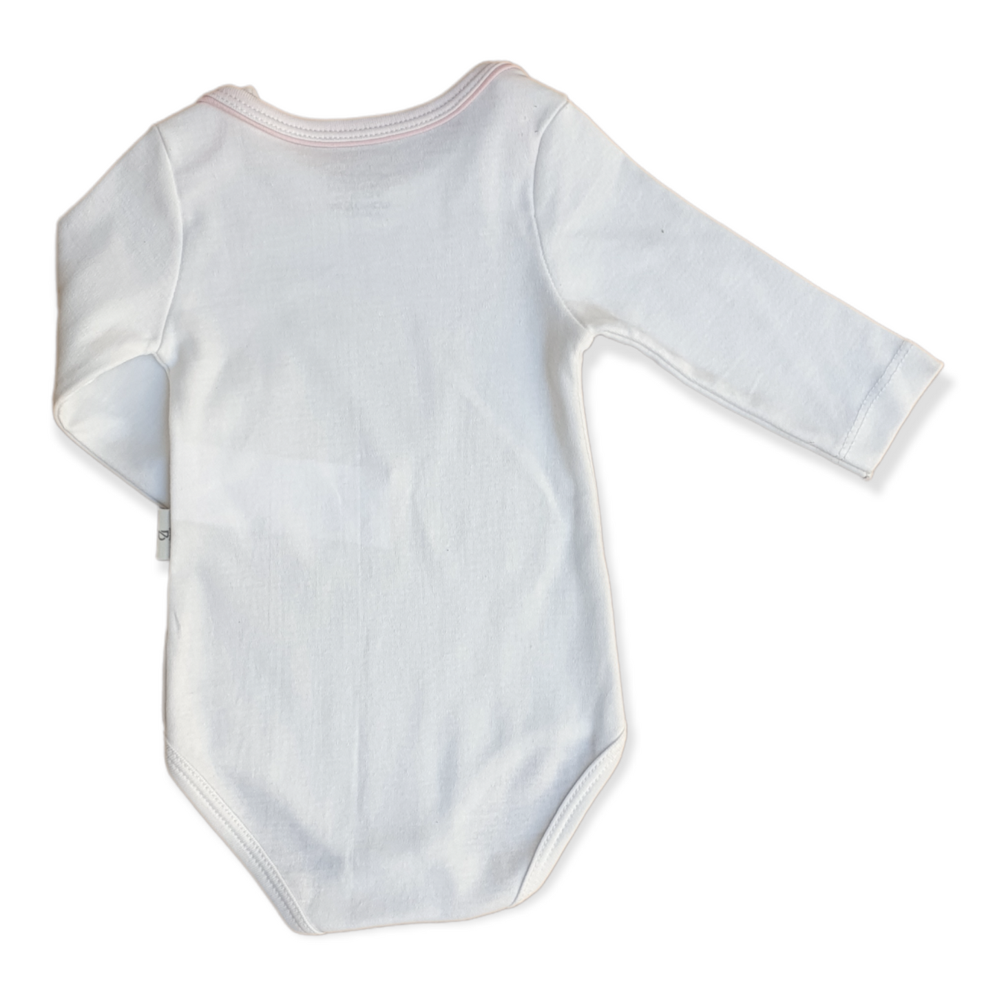 Organic Cotton Off-White Basic Baby Girl Body