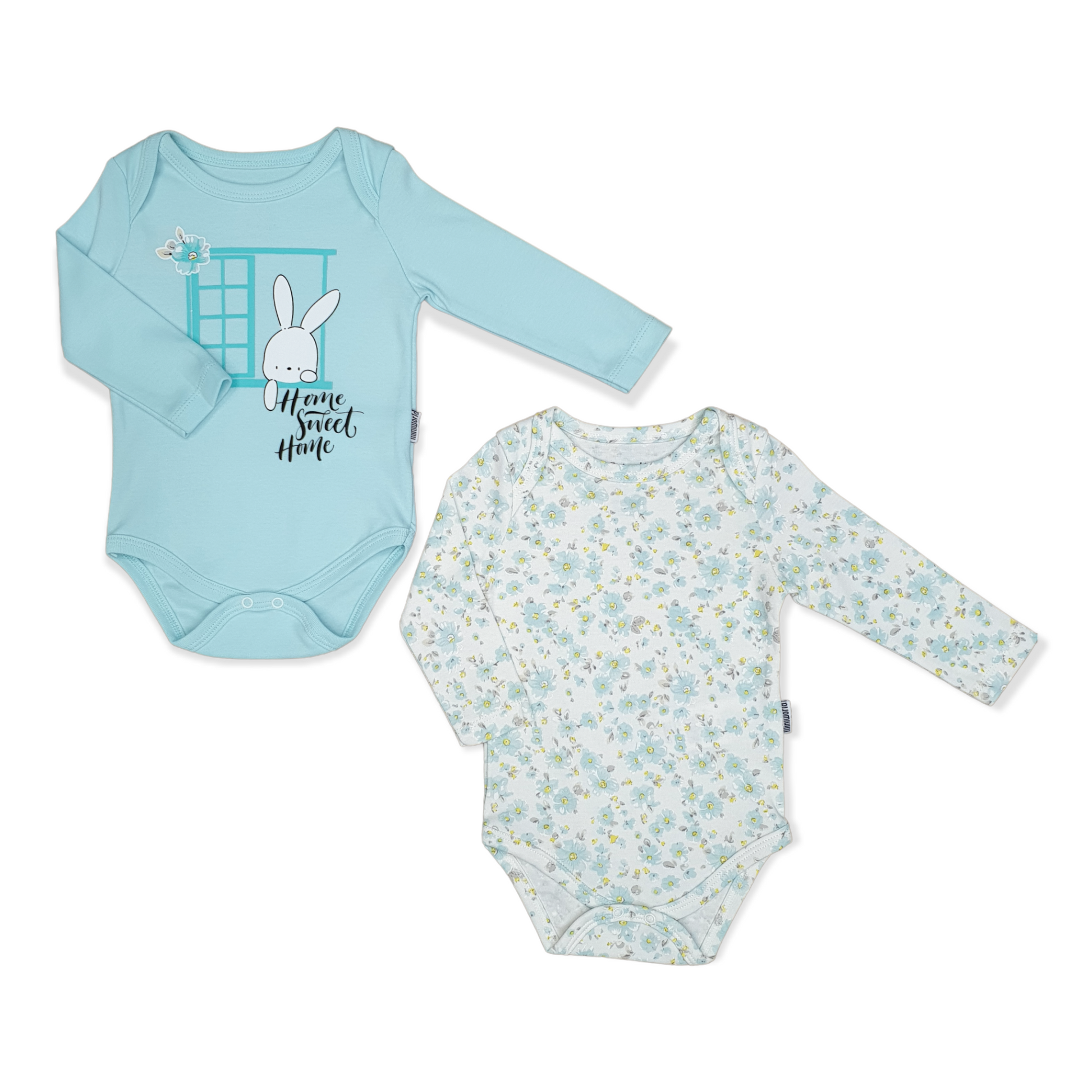 2pcs Home Sweet Home Baby Girl Body 6-9 months