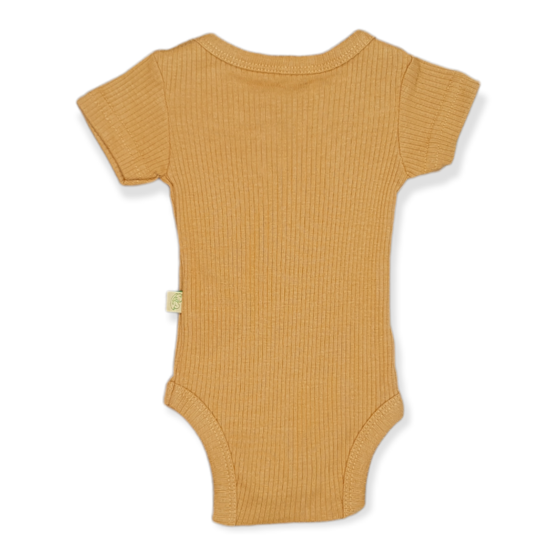 Organic Cotton Mustard Unisex Body-Basic, Body, Bodysuit, Boy, catboy, catgirl, catunisex, Creeper, Girl, Mustard, Onesie, Organic, Short Sleeve, Unisex, Yellow-BabyCosy-[Too Twee]-[Tootwee]-[baby]-[newborn]-[clothes]-[essentials]-[toys]-[Lebanon]