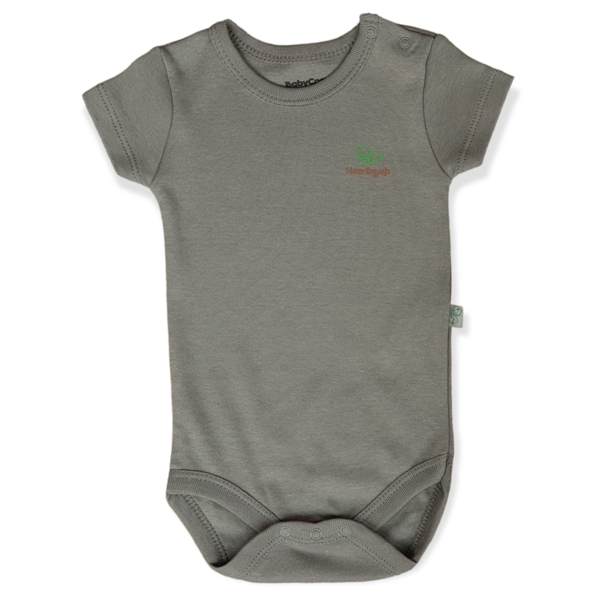 Organic Cotton 2pcs Unisex Basic Body-Basic, Body, Bodysuit, Boy, catboy, catgirl, catunisex, Creeper, Girl, Grey, Onesie, Organic, Short Sleeve, Unisex, White-BabyCosy-[Too Twee]-[Tootwee]-[baby]-[newborn]-[clothes]-[essentials]-[toys]-[Lebanon]