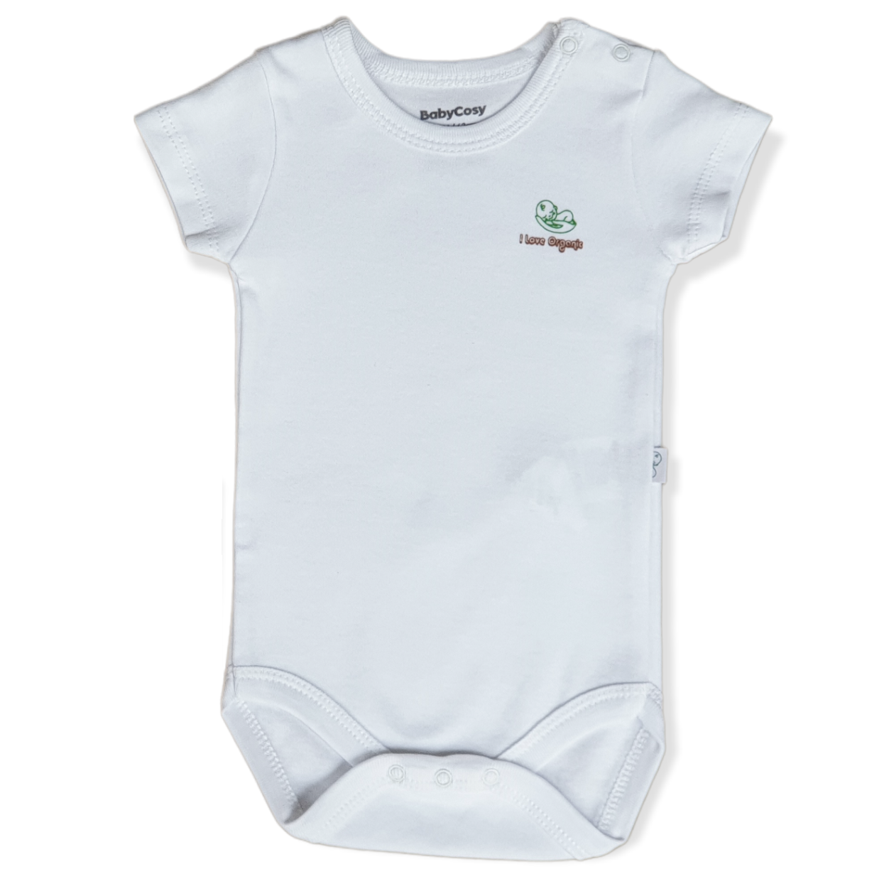 Organic Cotton 2pcs Unisex Basic Body-Basic, Body, Bodysuit, Boy, catboy, catgirl, catunisex, Creeper, Girl, Grey, Onesie, Organic, Short Sleeve, Unisex, White-BabyCosy-[Too Twee]-[Tootwee]-[baby]-[newborn]-[clothes]-[essentials]-[toys]-[Lebanon]