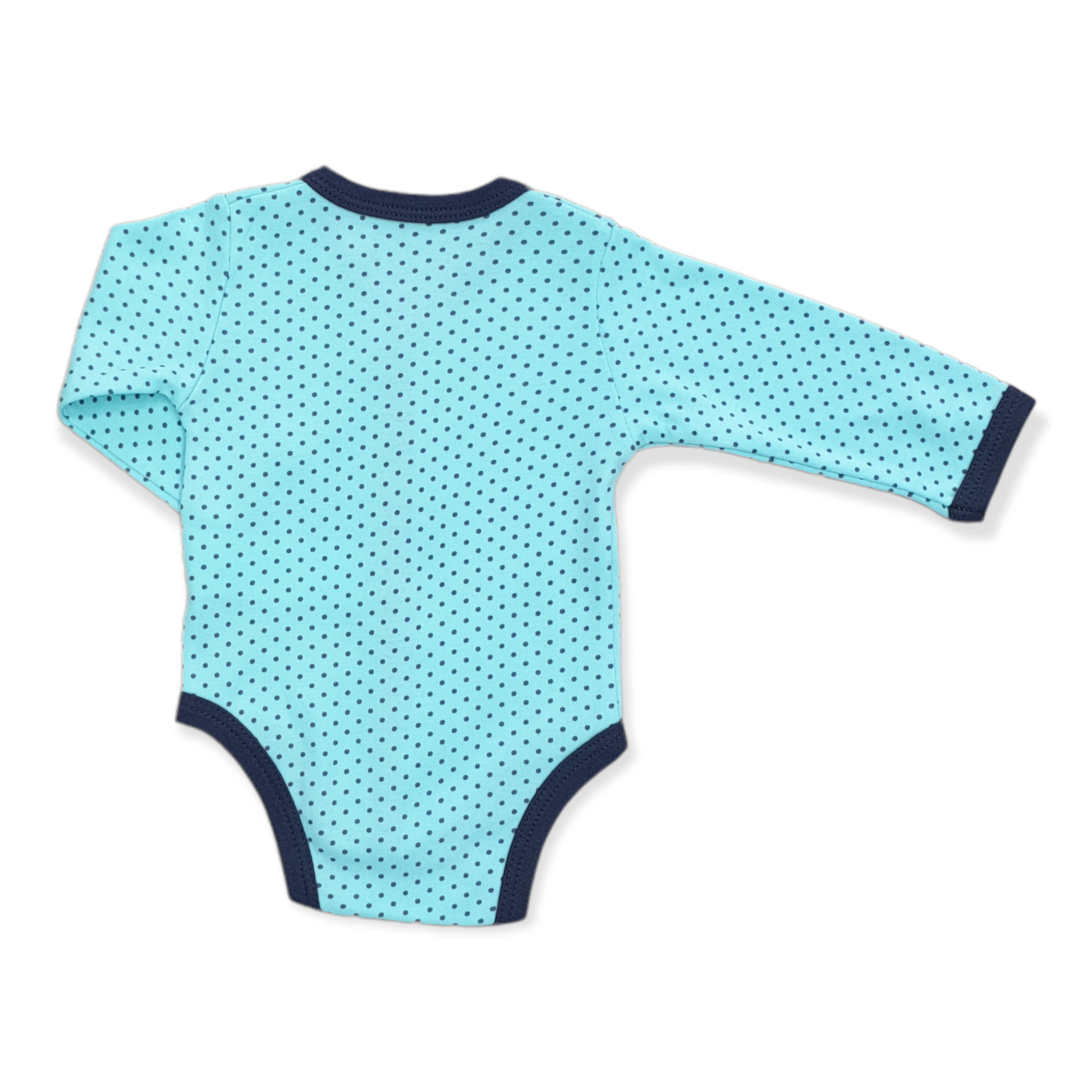 Dotted Baby Boy Body-Black, Body, Bodysuit, catboy, Creeper, Cyan, Dotted, Girl, Green, Long Sleeve, Onesie, Pattern, Purple-VEO-[Too Twee]-[Tootwee]-[baby]-[newborn]-[clothes]-[essentials]-[toys]-[Lebanon]