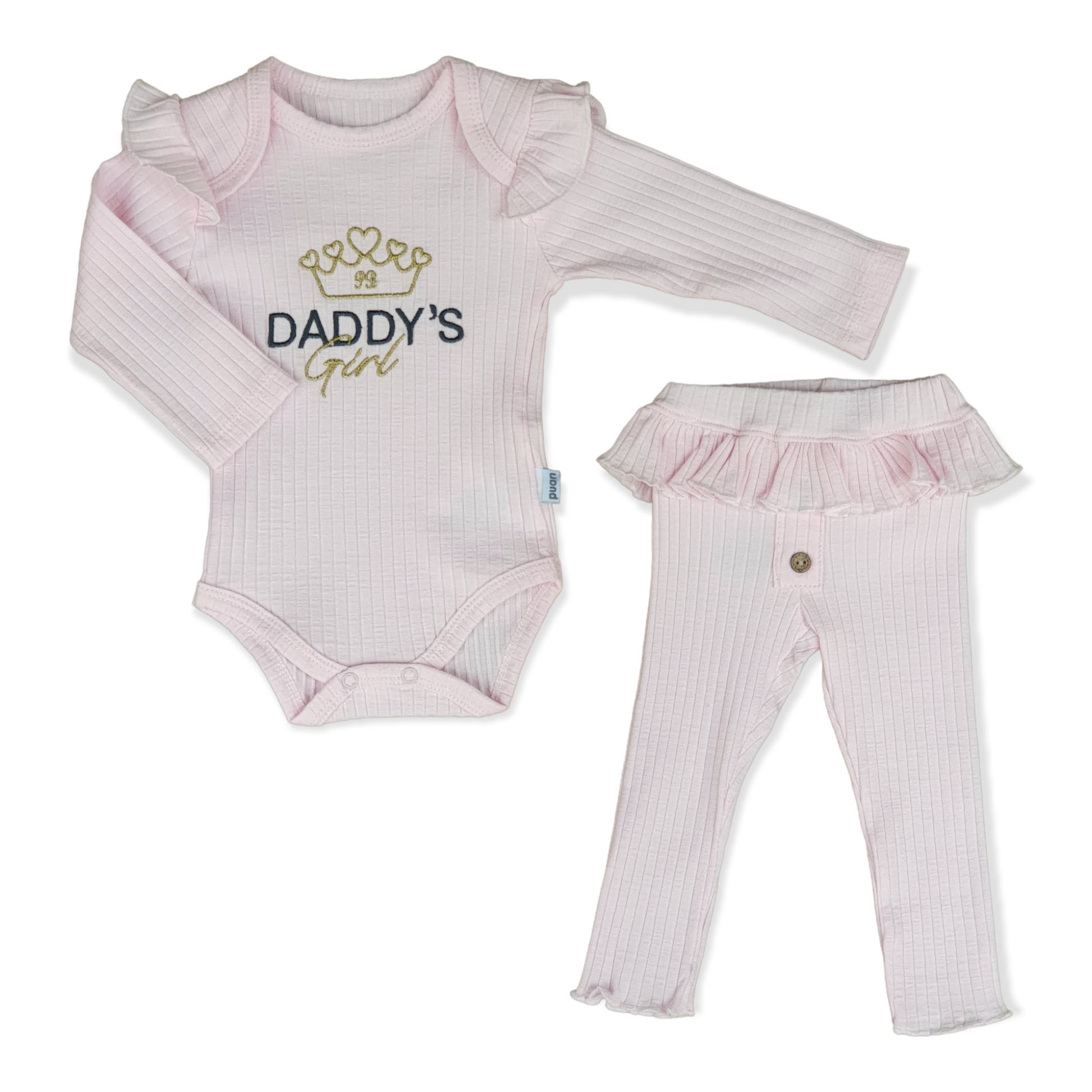 Puanbaby - Long Sleeve Pink Daddy's Girl Body with Pants