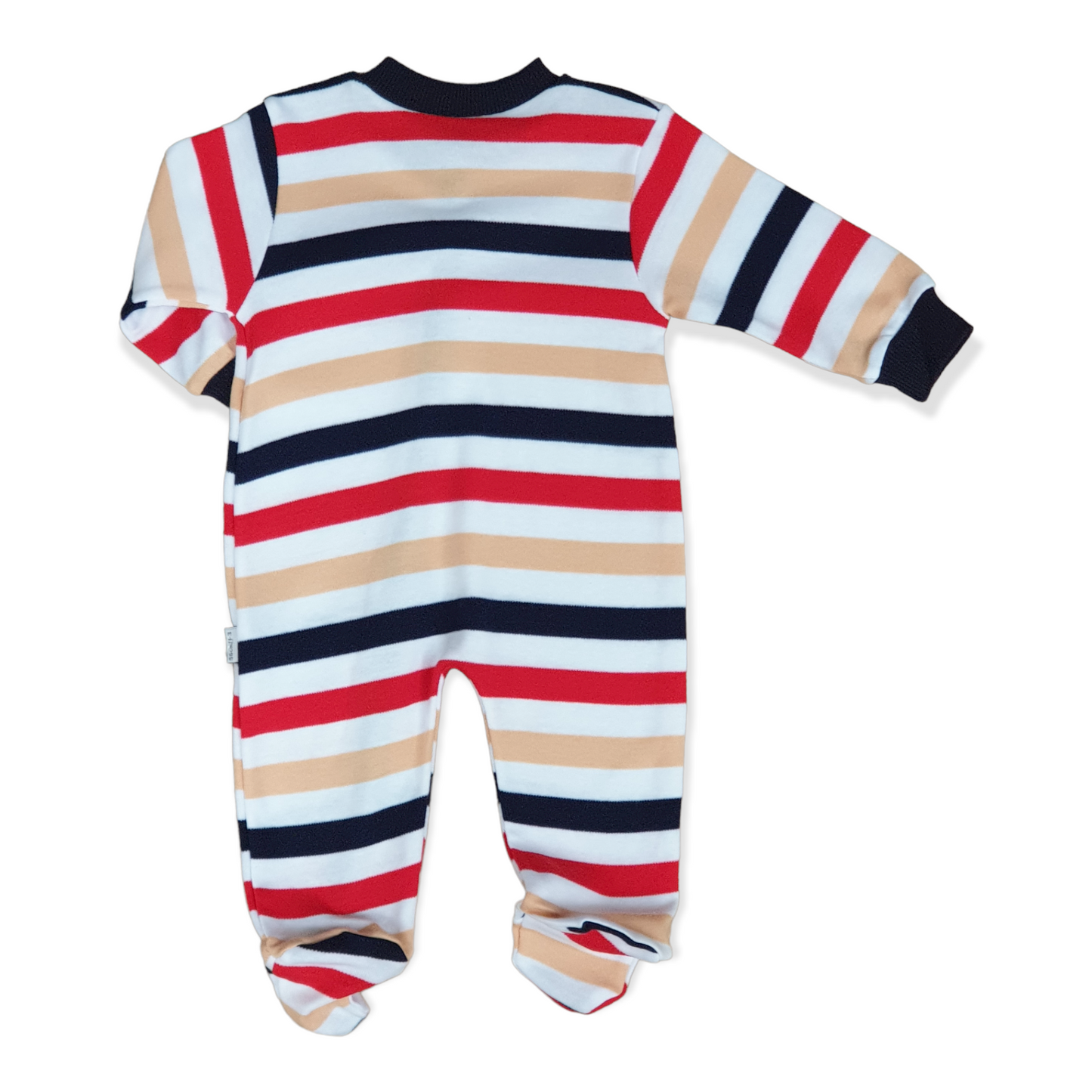 Colored Stripes Baby Boy Jumpsuit