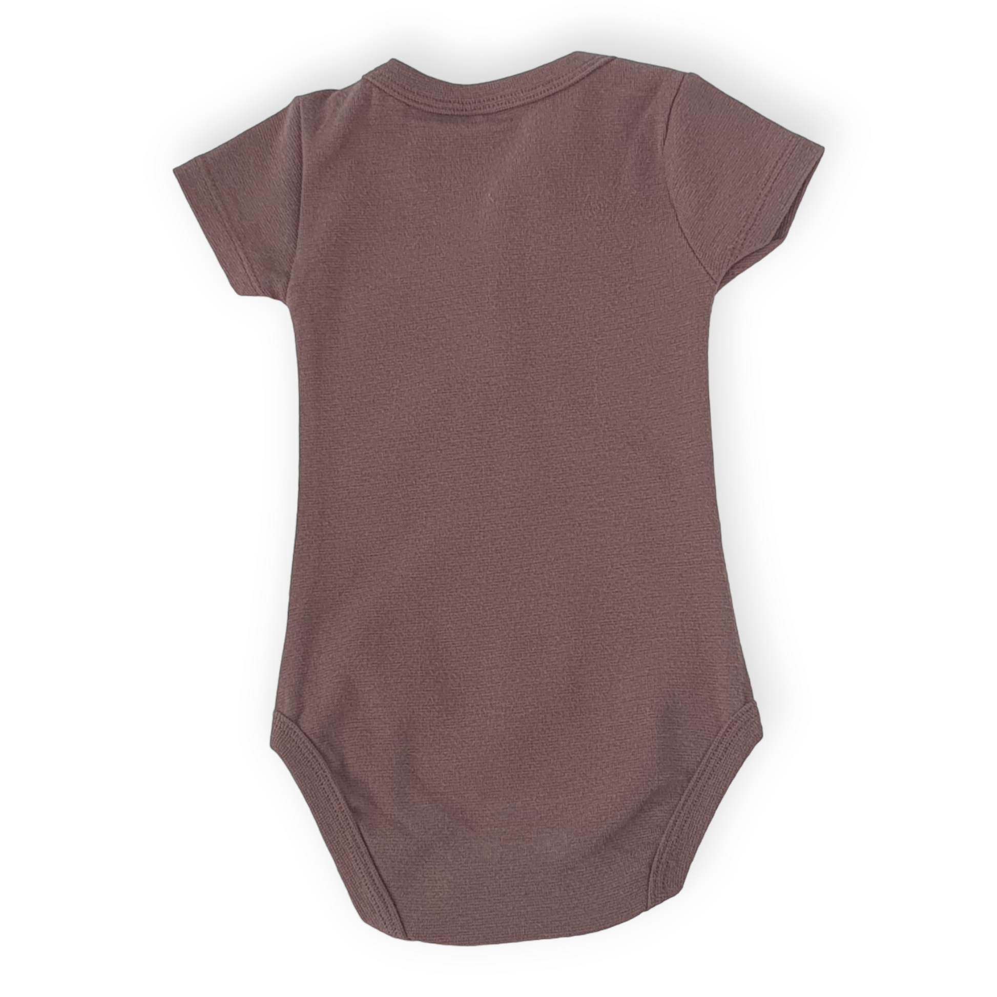 Brown Basic Unisex Body-Basic, Body, Bodysuit, Boy, Brown, Catboy, Catgirl, Catunisex, Creeper, Girl, Onesie, Plain, Short Sleeve, Simple, SS23-Fuar Baby-[Too Twee]-[Tootwee]-[baby]-[newborn]-[clothes]-[essentials]-[toys]-[Lebanon]