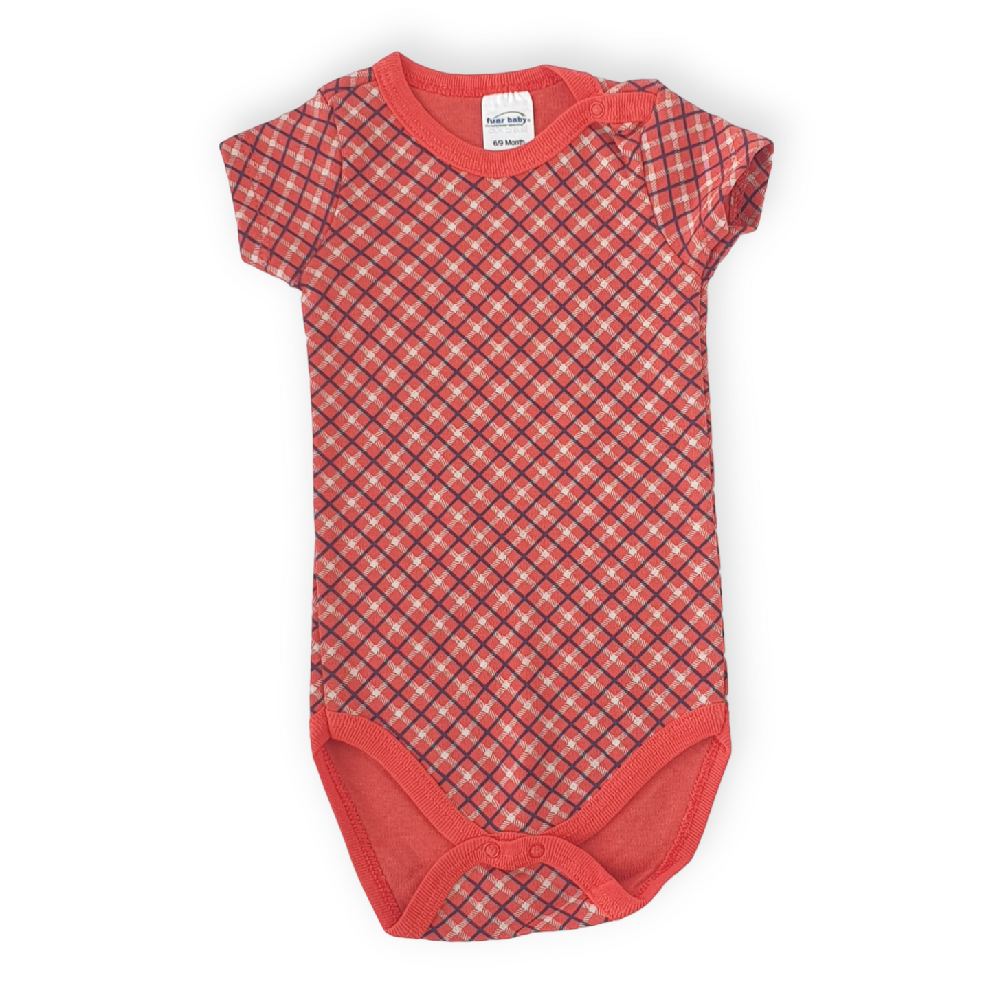 Red Square Patterned Body-Black, Body, Bodysuit, Boy, Catboy, Catgirl, Catunisex, Creeper, Girl, Grey, Onesie, Short Sleeve, SS23, Tie-Fuar Baby-[Too Twee]-[Tootwee]-[baby]-[newborn]-[clothes]-[essentials]-[toys]-[Lebanon]