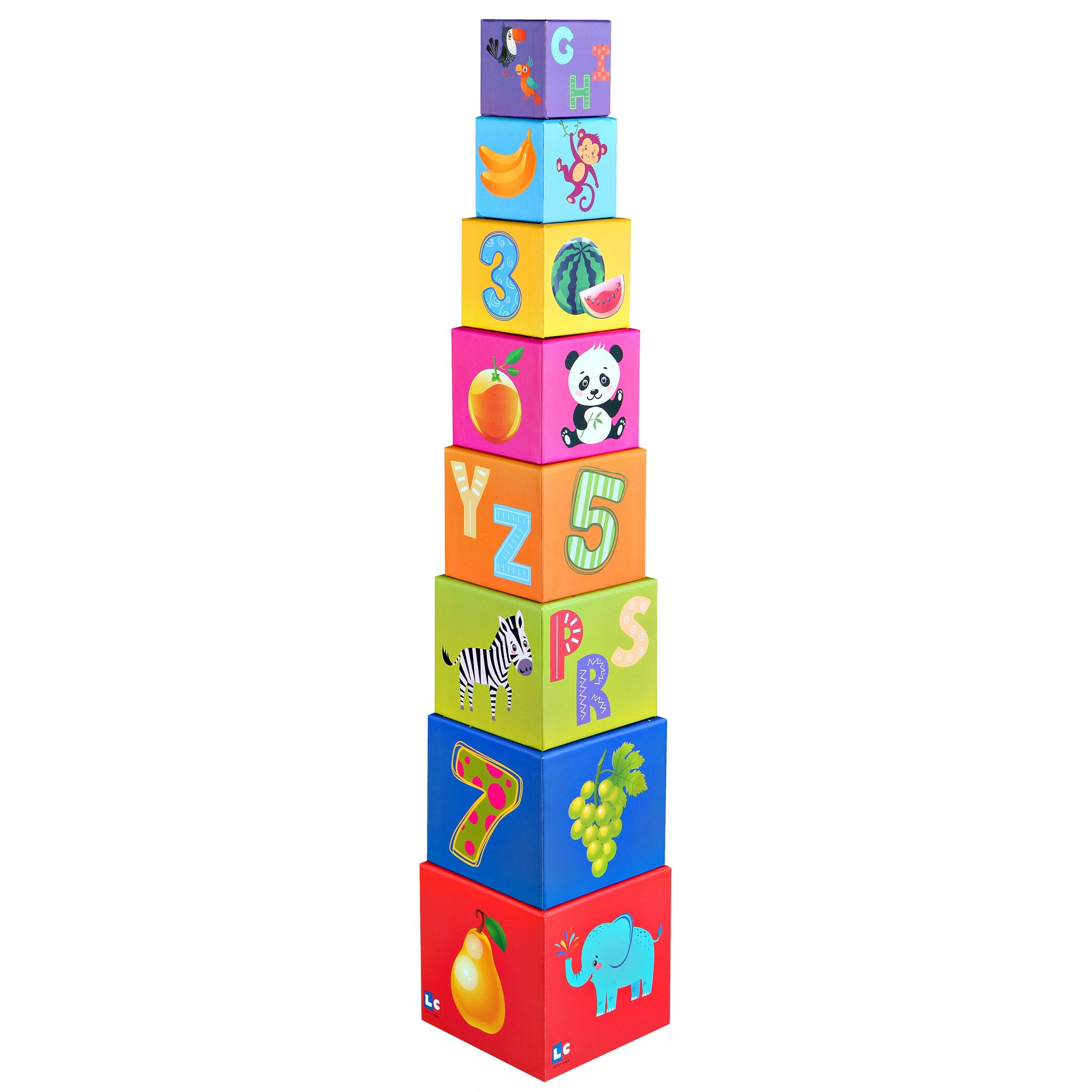 Stackable Math Cubes Educational Stack up Cubes – Too Twee