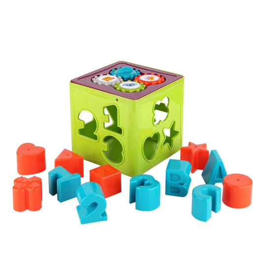 Shape Sorter and Activity Cube-catedu, Coordination, Shape, Shapes, Skills, Sort, Sorter-Let's Be Child-[Too Twee]-[Tootwee]-[baby]-[newborn]-[clothes]-[essentials]-[toys]-[Lebanon]