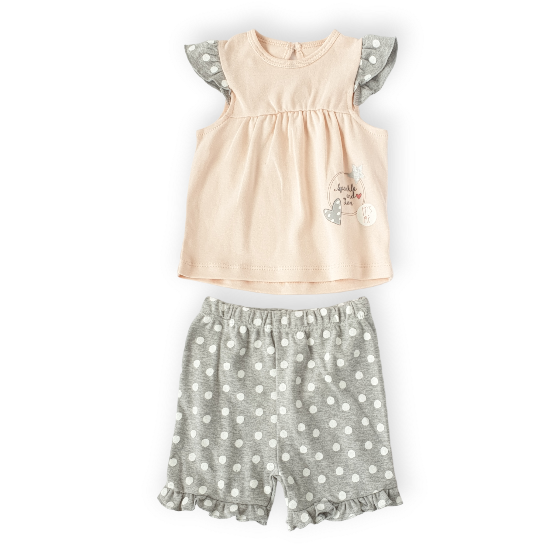 Sparkle and Love Baby Girl Set