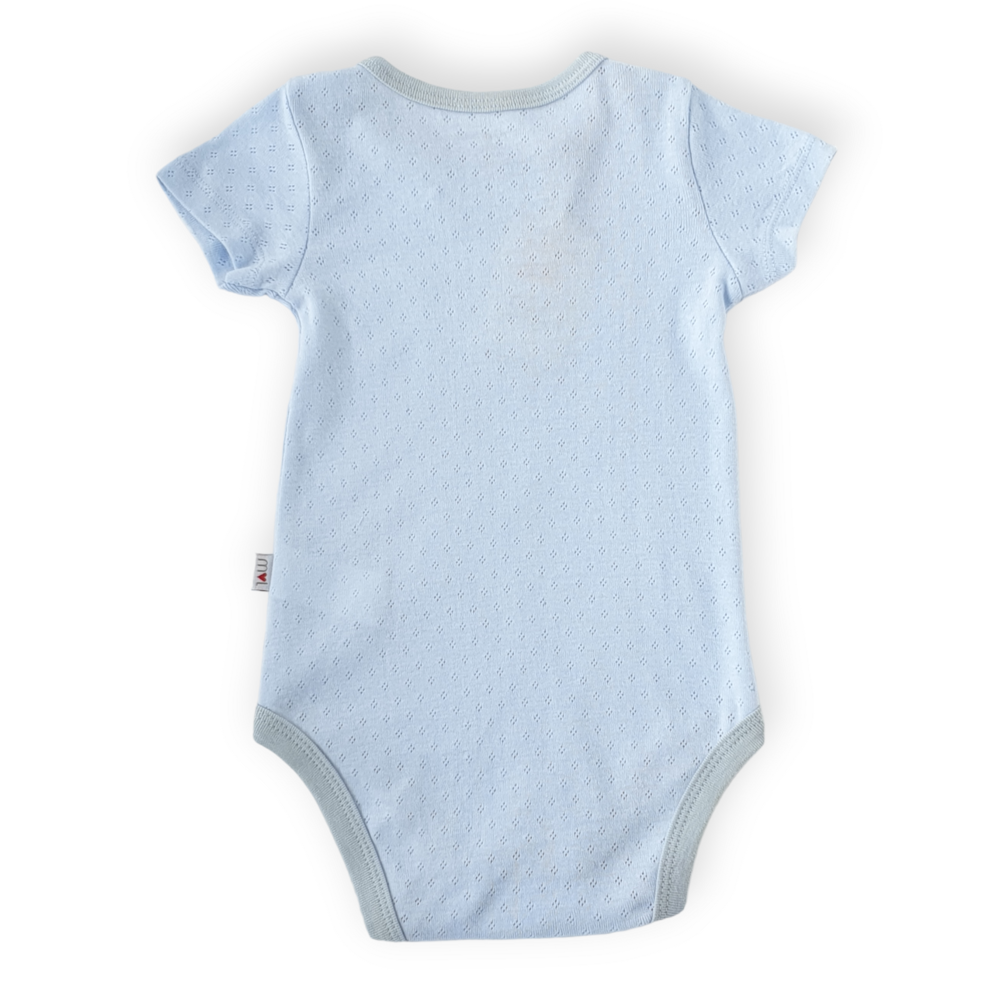 Blue Squares Short Sleeve Body-Body, Bodysuit, Boy, Catboy, Catgirl, Catunisex, Creeper, Girl, Heart, Onesie, Pink, Short sleeve, SS23-Mother Love-[Too Twee]-[Tootwee]-[baby]-[newborn]-[clothes]-[essentials]-[toys]-[Lebanon]