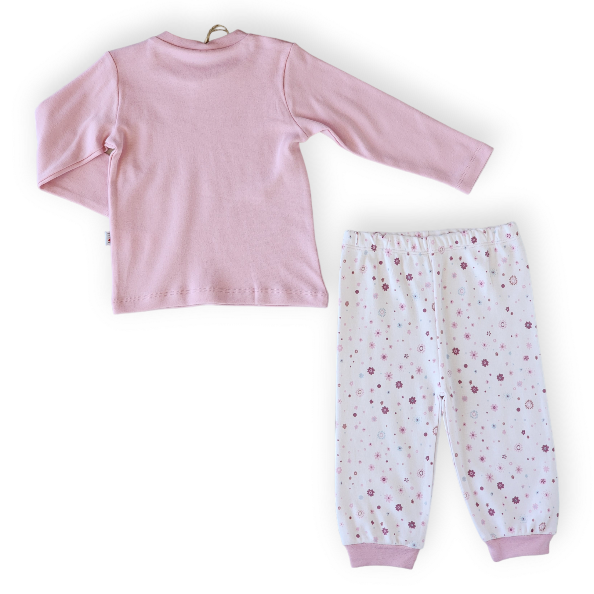 Organic Cotton Happy Together Set-Bike, catgirl, catset2pcs, FW23, Girl, Happy, Long sleeve, Pink, Rabbit, Salmon, Set, Together-Mother Love-[Too Twee]-[Tootwee]-[baby]-[newborn]-[clothes]-[essentials]-[toys]-[Lebanon]