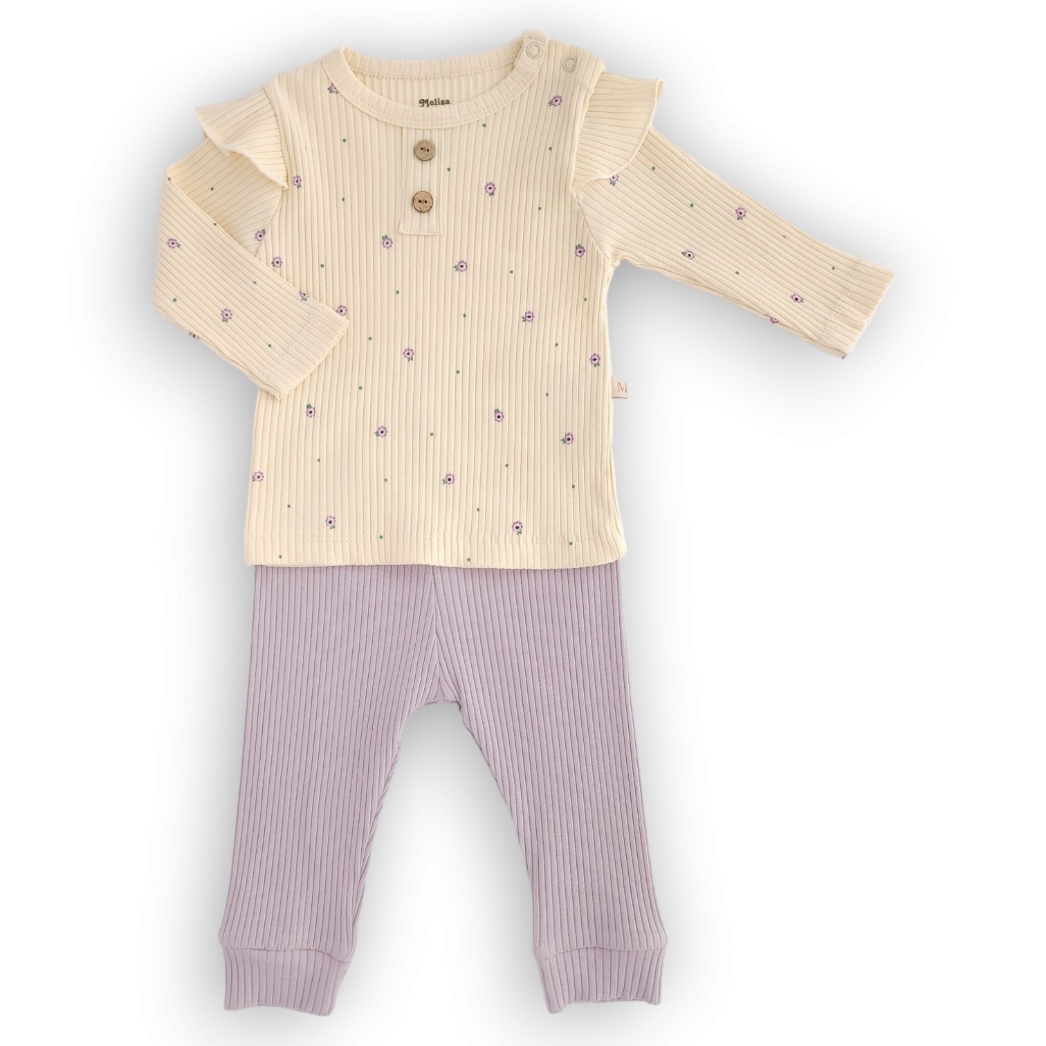 Purple Flowers Set