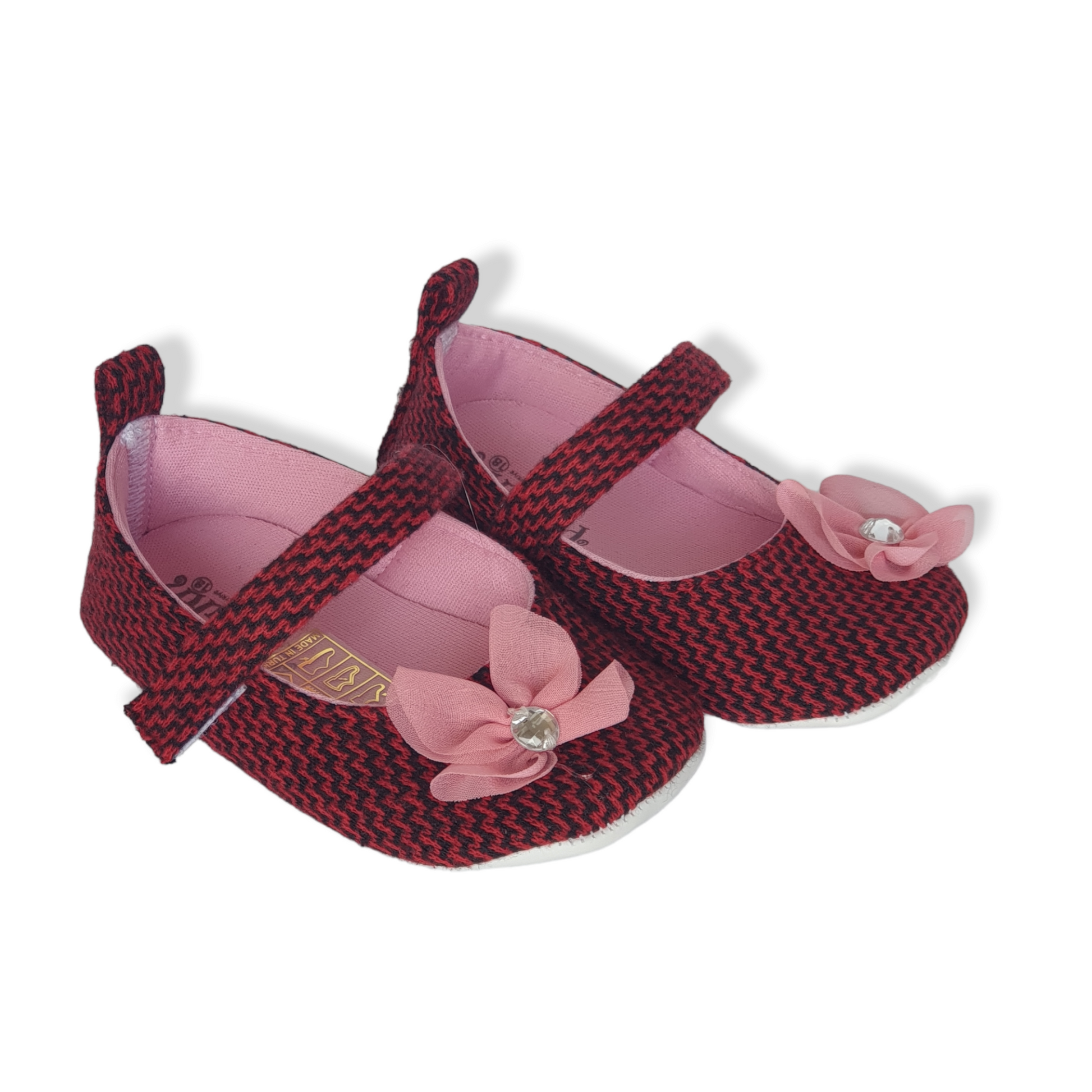 Red Ballerinas Baby Shoes