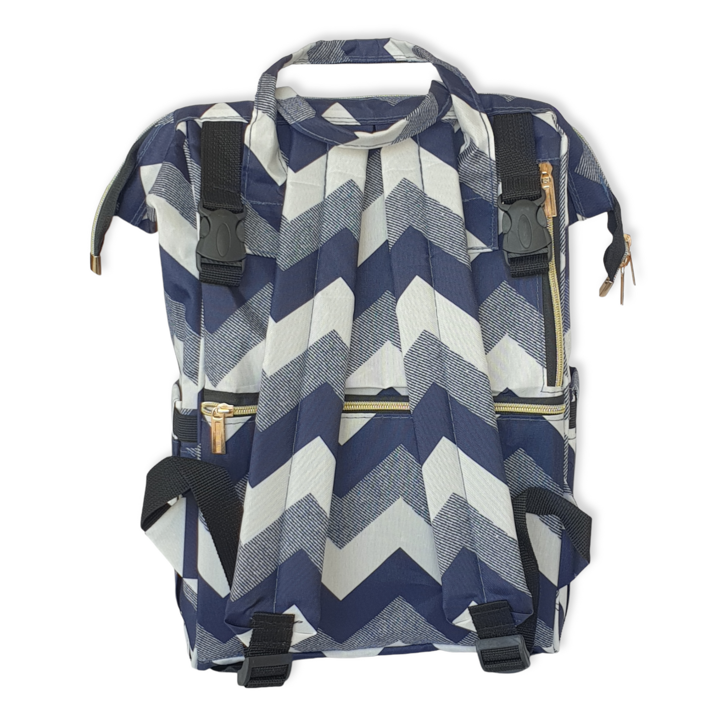 Blue Zigzag Pattern Mommy Bag