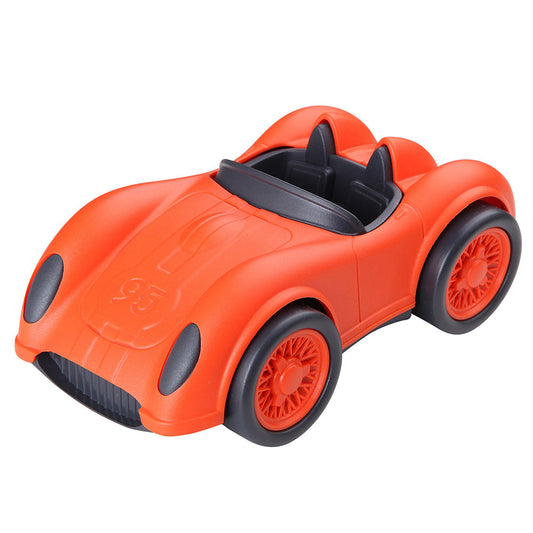 Orange Race Car-Car, catveh, Classic, Communication, Coordination, Imagination, Language, Motor, Orange, Pretend, Race, Skills, Toy, Wheels-Let's Be Child-[Too Twee]-[Tootwee]-[baby]-[newborn]-[clothes]-[essentials]-[toys]-[Lebanon]