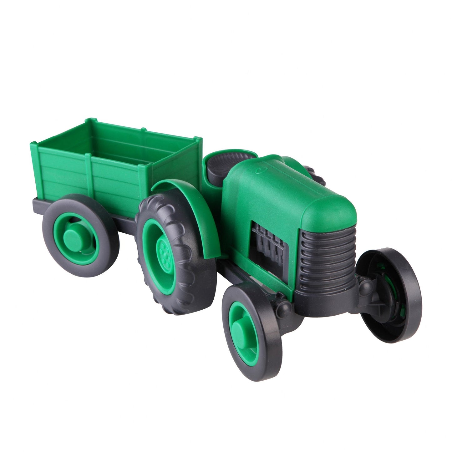 Let's Be Child - Green Tractor with Wagon
