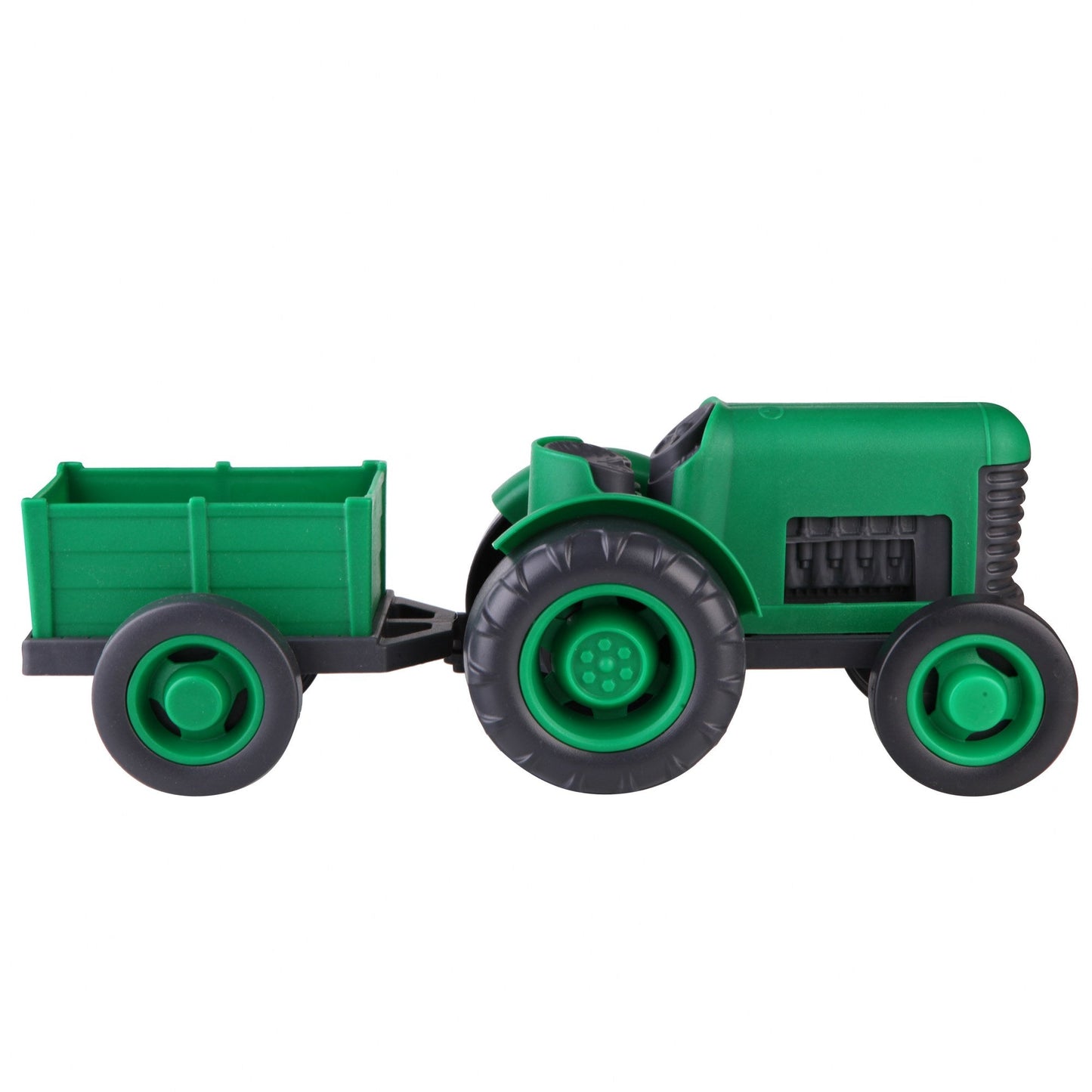 Green Tractor with Wagon